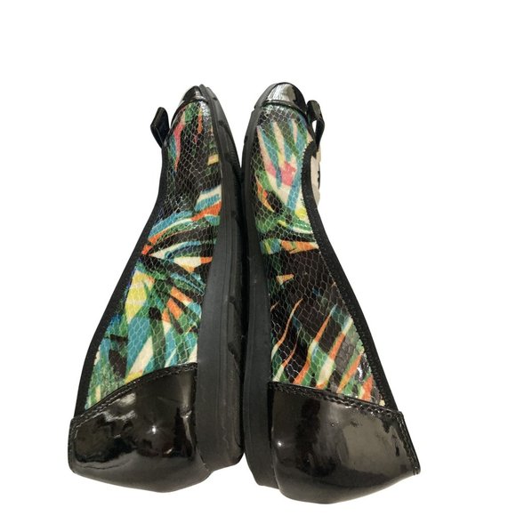 Anne Klein sport akatalya Womens Size 7  Black Multicolor side bow Ballet Flats - Picture 6 of 8